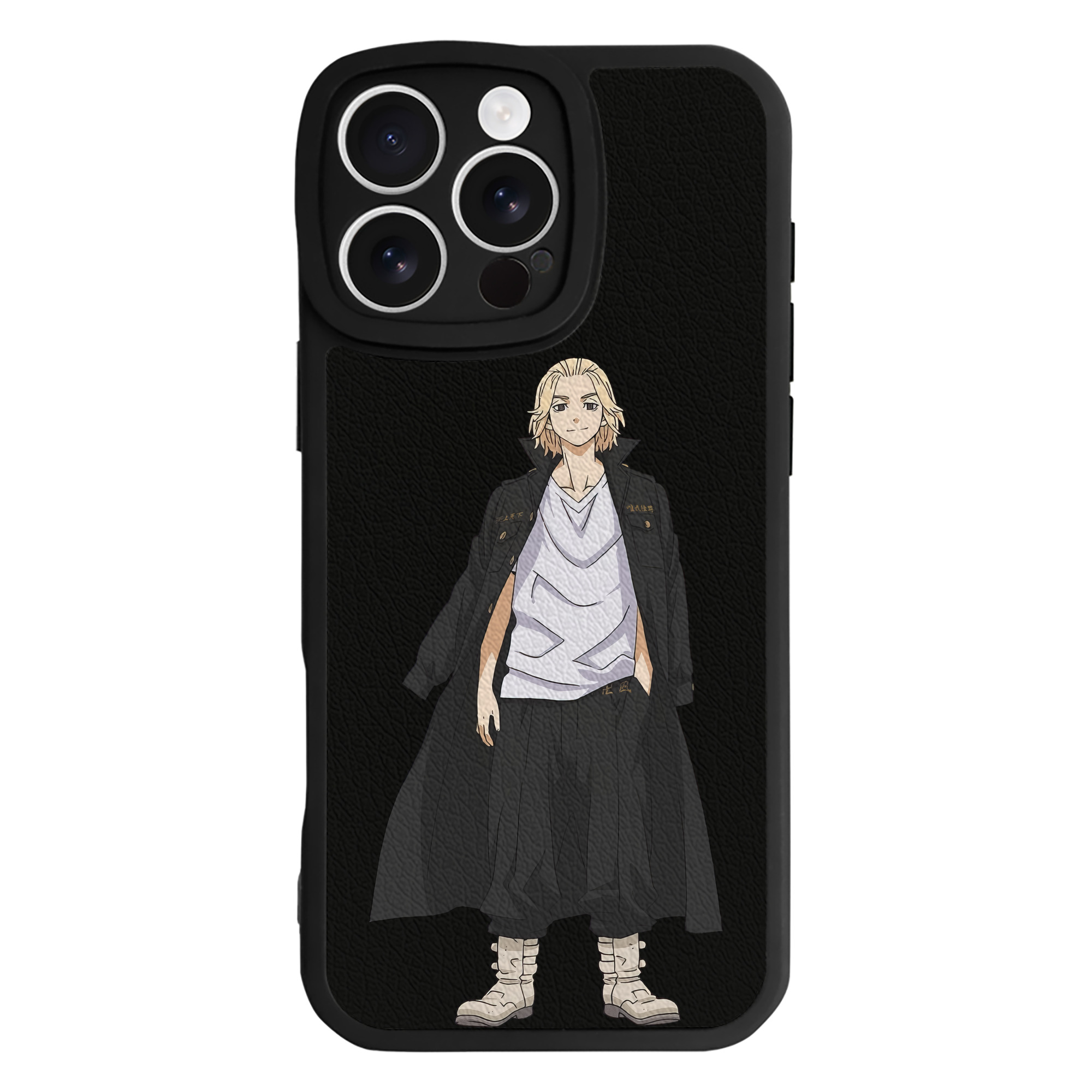 （画像用） 東京リベンジャーズ Tokyo Revengers 【iPhone 16シリーズ対応】シリコンスマホケース（レザー調） 材質：シリコン